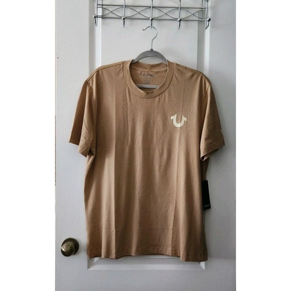 Men's‎ True Religion Fast Buddha Short Sleeve T-Shirt Logo Studded Buddha Sz XL